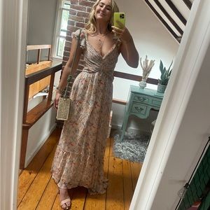 ASTR the label primrose floral print maxi dress